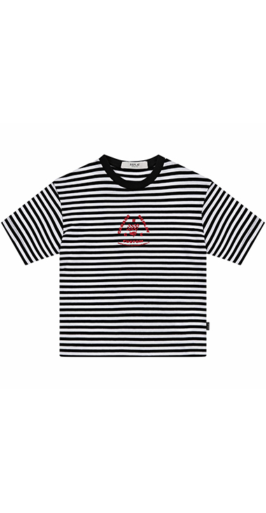 ブラック×ホワイト ボーダーTシャツ